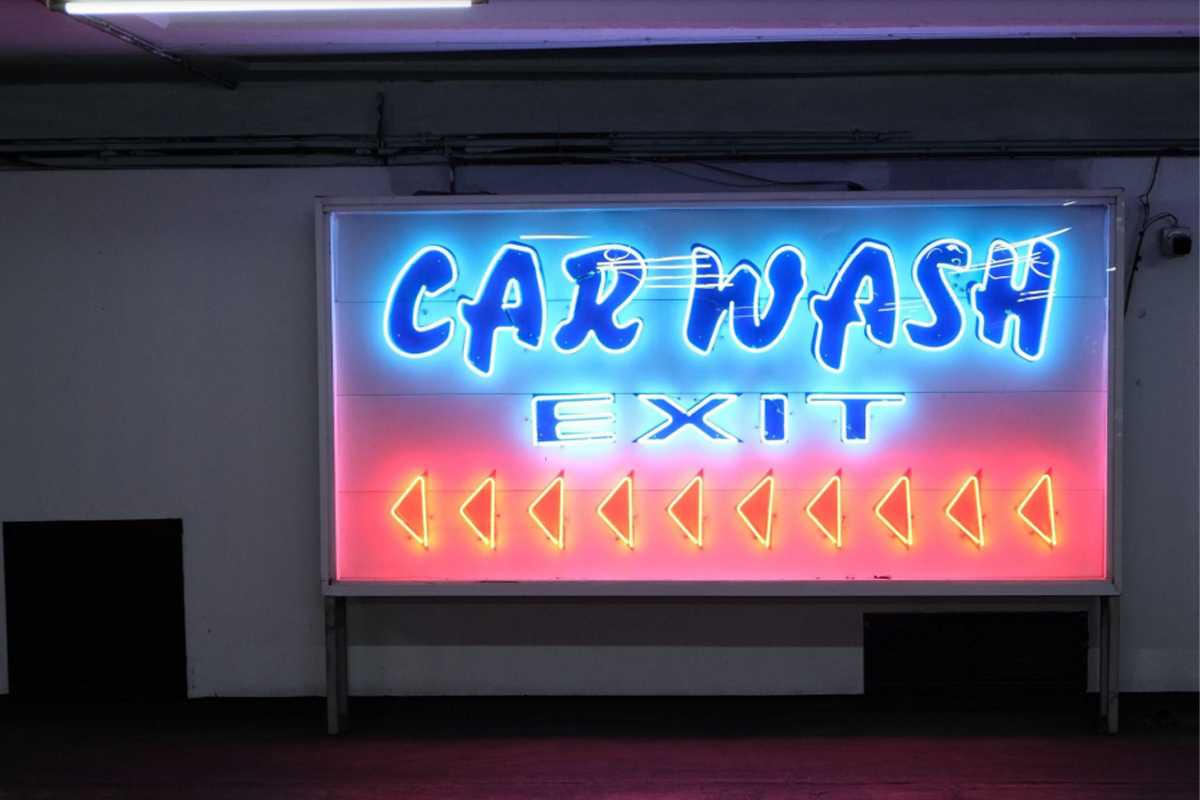 carwash sign